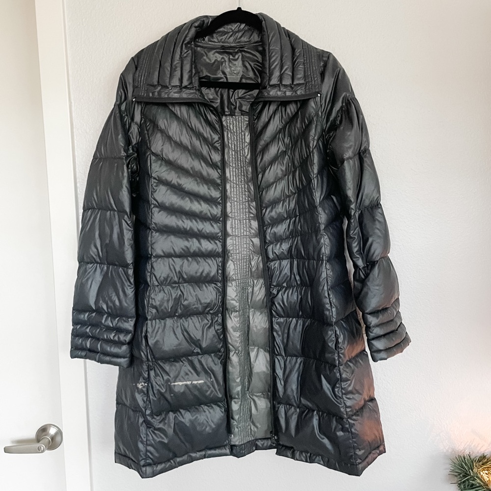 Women’s goose down Bernardo jacket, long